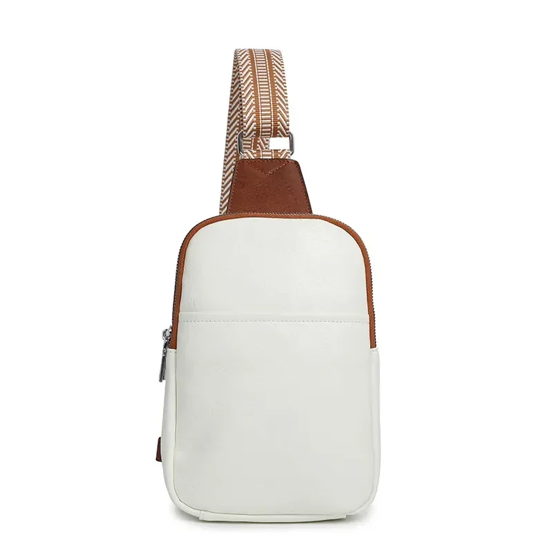 

Walking Leather Bag Small Sling Shoulder Cycling Travel Bag Chest Biking Crossbody PU Hiking Mini Fashion For Women For Men Bag