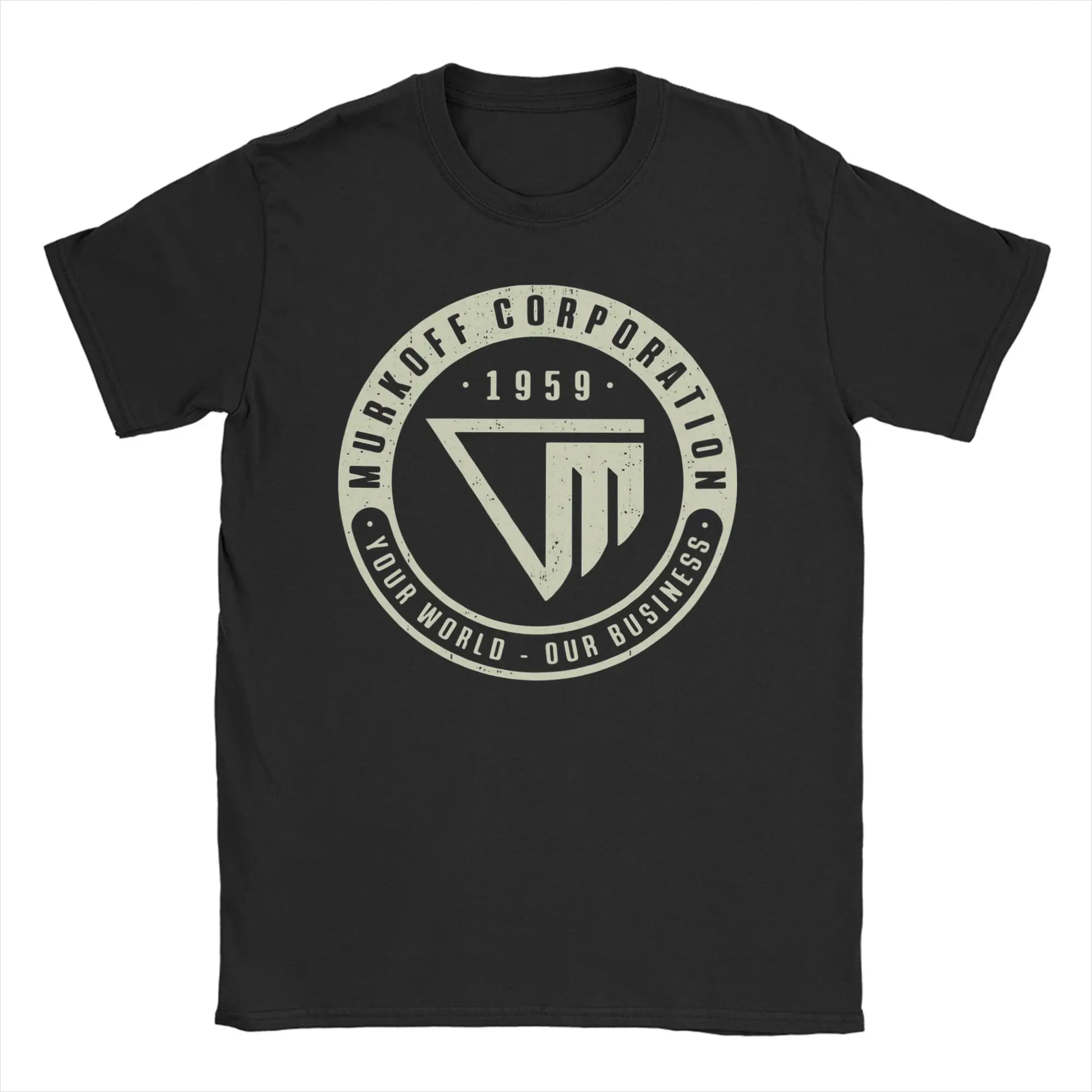 Outlast Trials Murkoff Corporation Emblem T-Shirt für Männer und Frauen, Baumwoll-T-Shirt, Rundhals-T-Shirts, kurzärmelige Kleidung in Übergröße