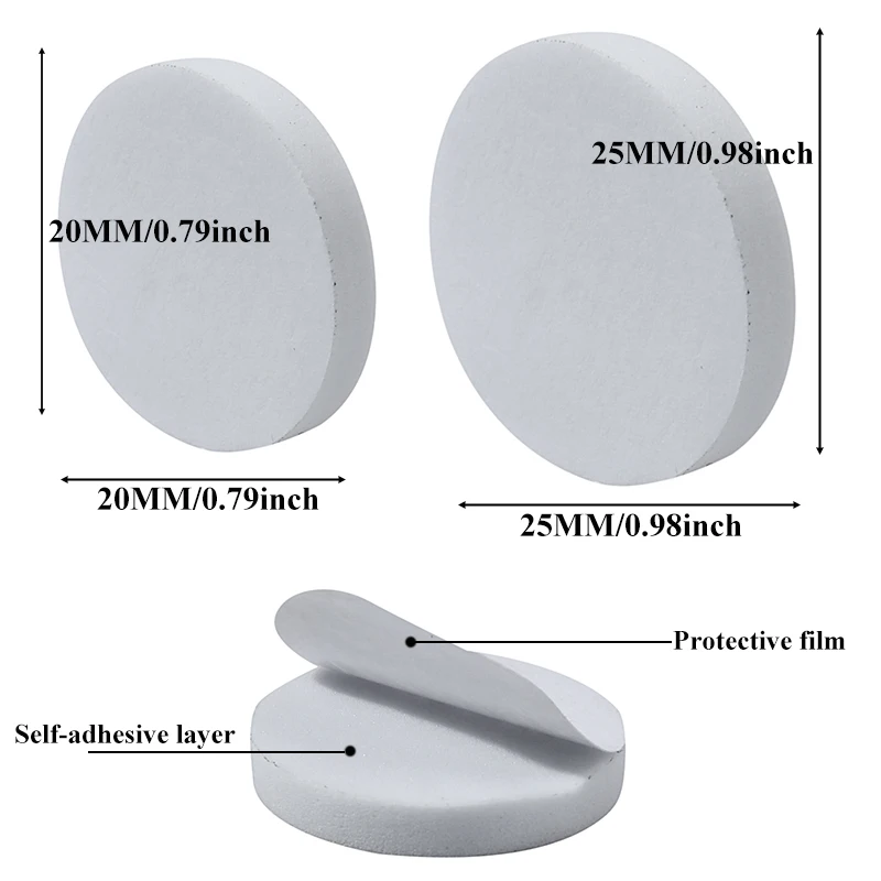 Self-Adhesive Replaceable Disc 15/20/25mm for Remove Dead Skin Calluse Professional Pedicure Polish Accessories 50pcs/Bag Foot Sanding Paper