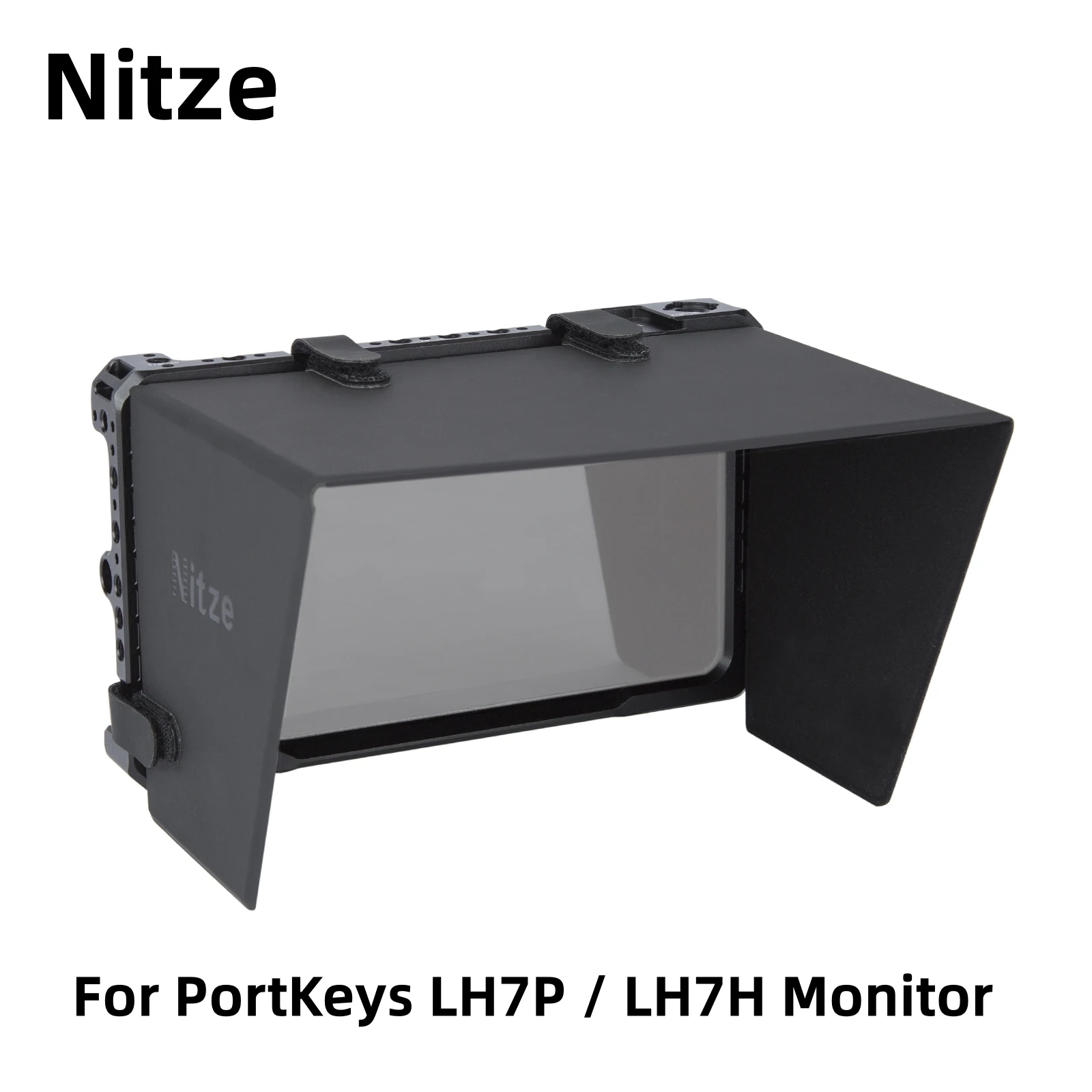 

Nitze Cage for PortKeys LH7P / LH7H Monitor with PU Leather Sunhood - JT-I03B
