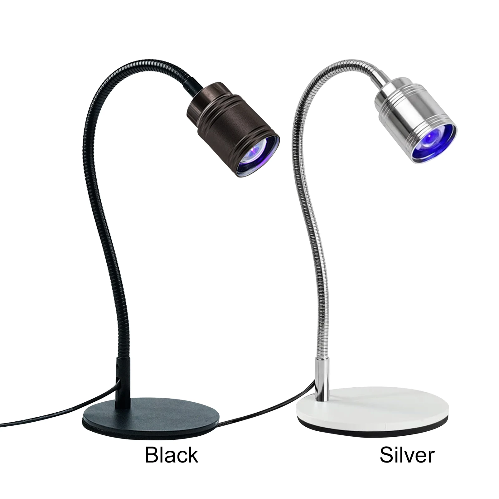 LED 360도 플렉시블 구즈넥 네일 램프 스마트 센서 전문 플래시 큐어 라이트 3D 네일 아트 및 팁 시술용 빠른 건조 램프