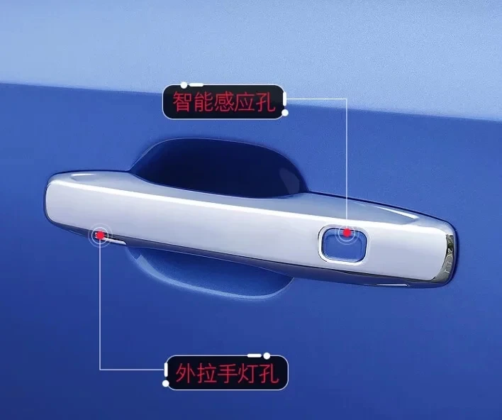 

For Volvo XC60 XC90 S90 2018 2019 2020 2021 ABS Chrome Car Door Handle Cap Cover Frame Trims Sticker Car Styling Accessories
