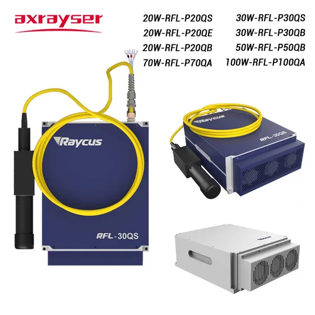 Raycus Original 20W 30W 50W 100W Q-switched Pulse Fiber Laser Source for Fiber Laser Marking Machine RFL-P20QS RFL-P30QB 1