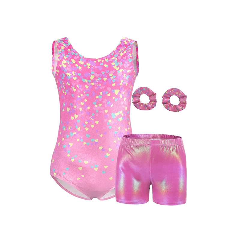 Body Ginnastica Artistica da Bambina a Maniche Lunghe con Strass Alegra
