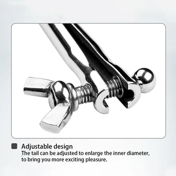 Adjustable Horse Eye Dilator Sex Toys for Men Uretral Stimulator Male Masturbator Penis Plug Urethral Catheter Sex Tools 4