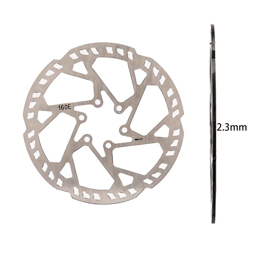 ZTTO Brake Rotor MTB E Bike, 2.3mm Thick Motorcycle Rotors Stainless Steel Hydraulic Brake Rotor 220mm 203mm 180mm 160mm 140mm 6 Inch - Image 4