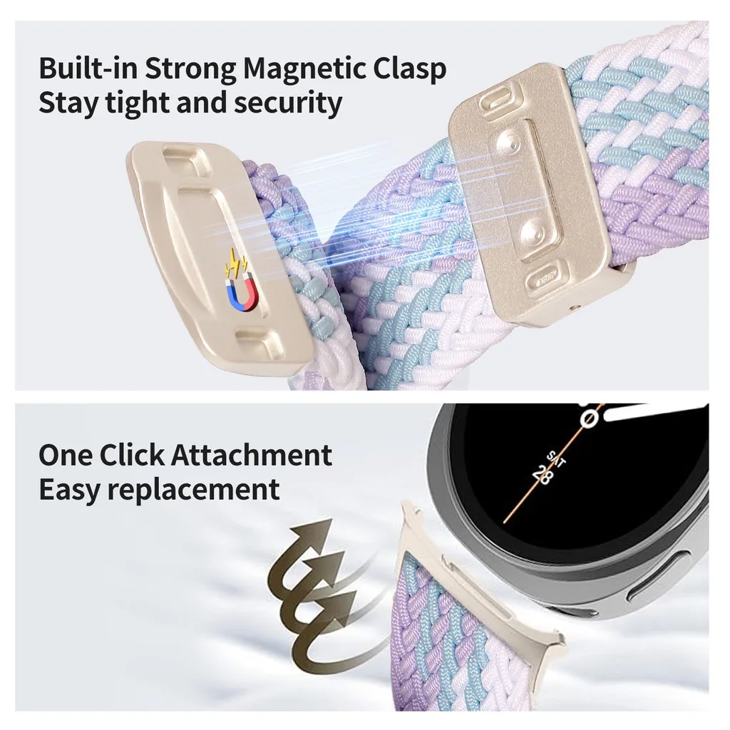 Magnetic Braided Watch Band - Universal Fit