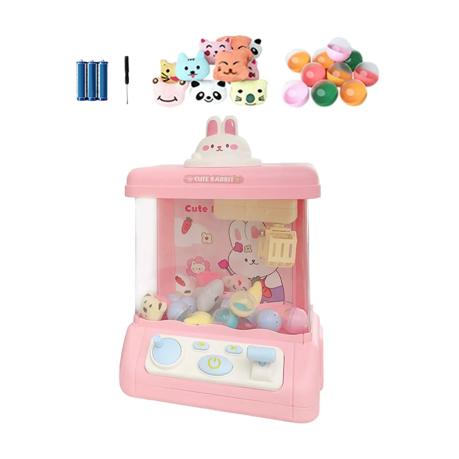 Kids Claw Machine Mini Arcade Toy Educational Toy Candy Vending 4
