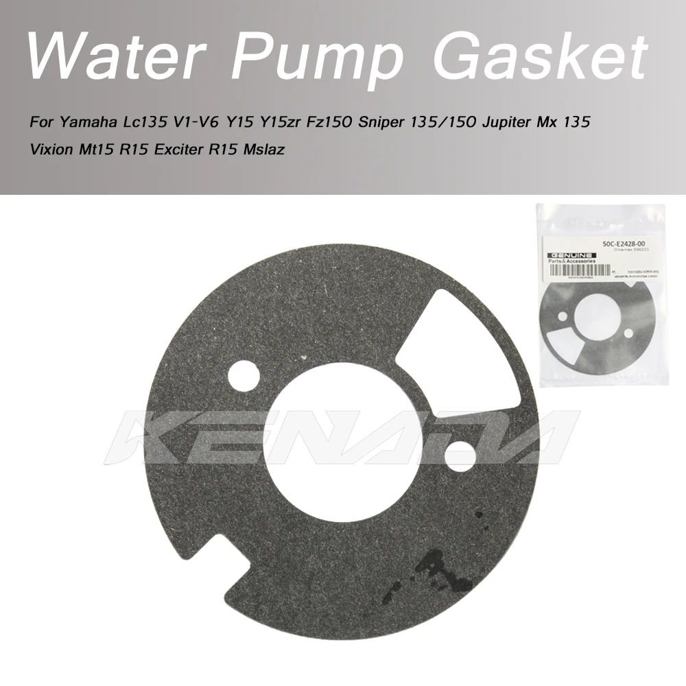 

For Yamaha Lc135 V1-V6 Y15 Y15zr Fz150 Sniper 135/150 Jupiter Mx 135 Vixion Mt15 R15 Exciter R15 Mslaz Water Pump Gasket Set