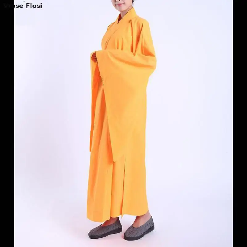 Meditation Zen Shaolin Hanfu Chinese Traditional Clothings For Monk Costume Buddhist Clothing Monk Robe Taoism Tibetan Clothes
