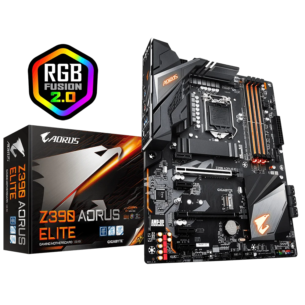 Nuovo Gigabyte Z390 Aorus Elite Lga 1151 Con Scheda Madre Intel Z390 Sata 6 Gb/S Atx Intel