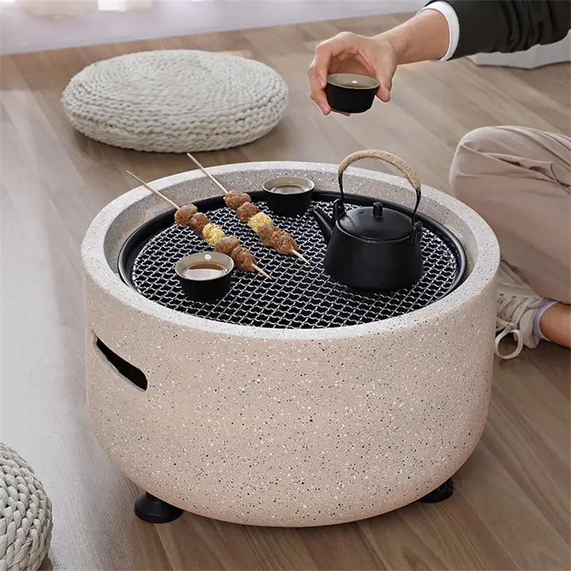 Indoor Fire Pits Household Heating Stove Brazier Outdoor Courtyard Brazier Garden Barbecue Grill Camping Stove Heating FurnaceLN