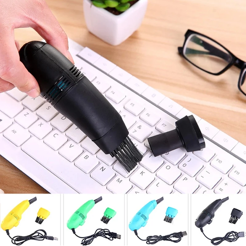Mini Vacuum Cleaner Keyboard Cleaning Brush Laptops Shell Cleaner Dust Brush Portable Usb Handheld Vacuum Cleaning Tools