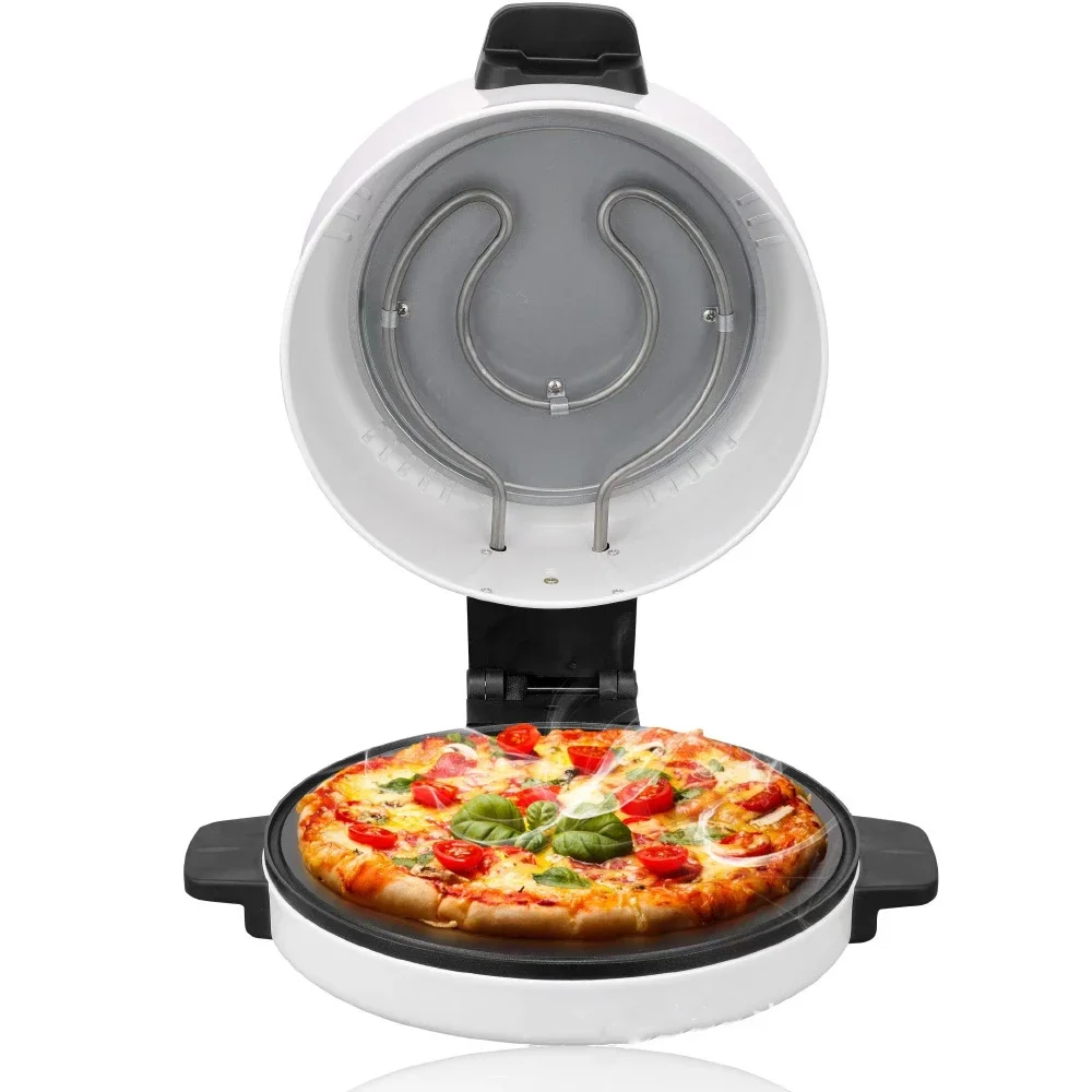 Horno de Pizza eléctrico portátil para interiores, bandeja para Pizza de  pan de carne con luz indicadora, Pizza horneada con piedra en casa, mango  de tacto frío - AliExpress, image size:1000x1000