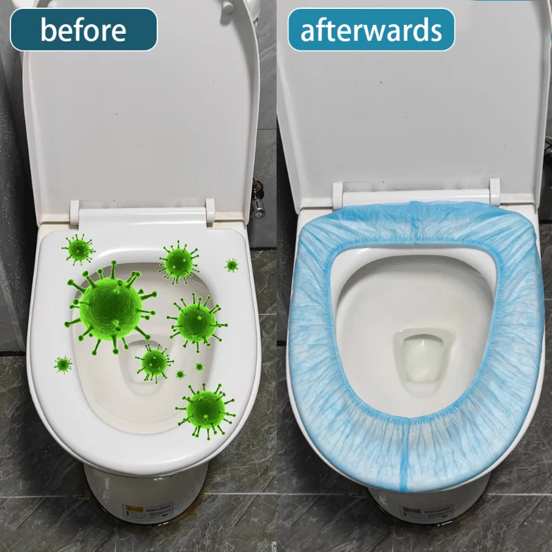 Disposable Toilet Seat Cover 10/1PCS Portable Waterproof For Travel Bathroom