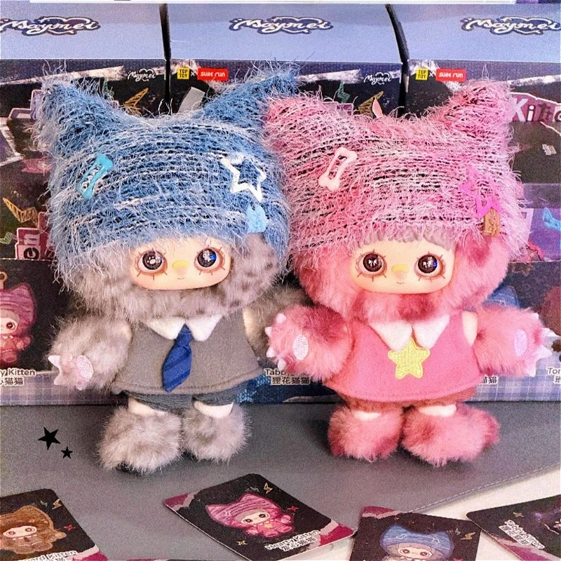 메이메이 키튼 아카데미 시리즈 비닐 인형 블라인드 박스 카와이 카이샤 카하 인형 미스터리 애니메이션 피규어 장난감 소녀 소년 수집용 선물