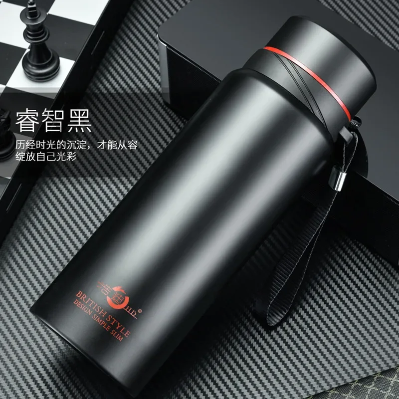 thumbnail image 1 of Stainless Steel Thermos Vacuum Hot Water Flask Large Capacity Smart Thermos Water Bottle Temperature Display Insulated Mug Cup, 1 of 5