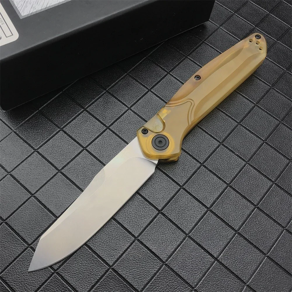 

Tactical BM 9400 Osborne AU. TO Pocket Knife PEI Plastic Handle Outdoor Multi-hunting Defense Hunting Folding Tool Gift For Man