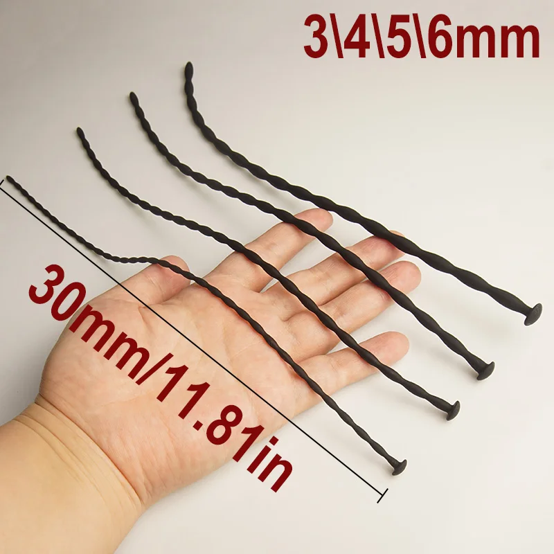 4PCS SET Penis Plug,Silicone Urethra Catheter Sounding Rod,Urethral Sound Dilator Beads,Penisplug,Prostate Rod,Sex Toys for Men