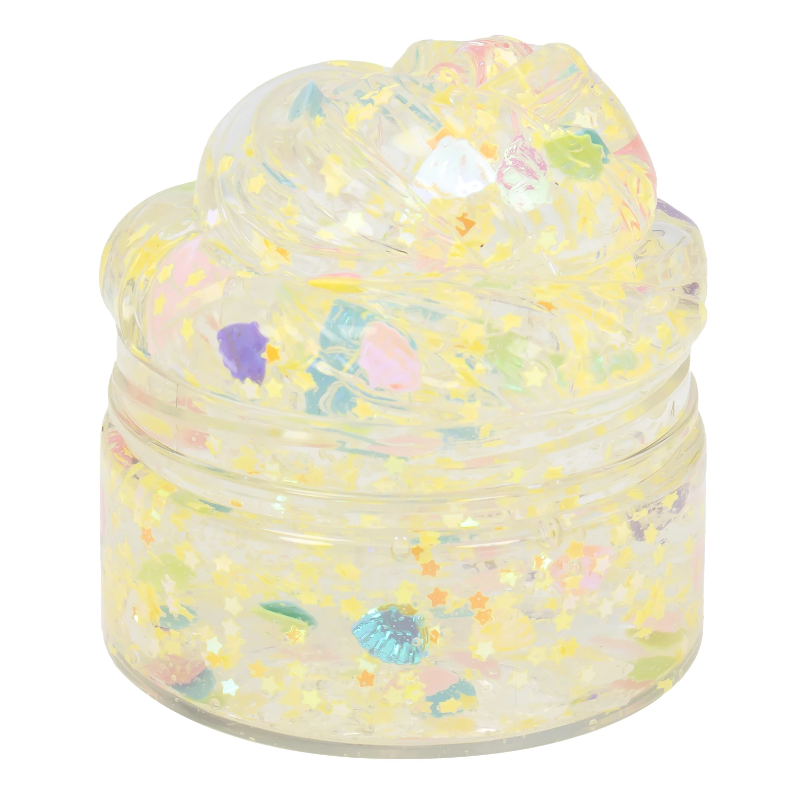 120ml Clear Flash Shell Crunchy Crystal Slime Kit DIY Scented Soft Non-Stick Putty toy for Kids Christmas Gift Party Favor