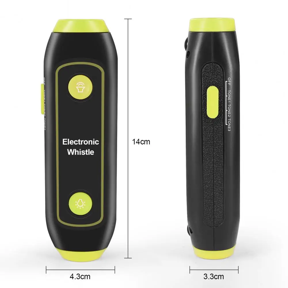 Electronic Whistle with LED Light Battery-operated Camping Outdoor Emergency Tool Camping Supplies