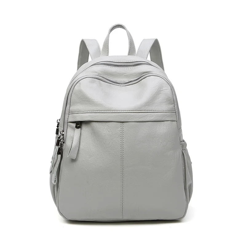 Женский винтажный кожаный рюкзак Sac A Dos