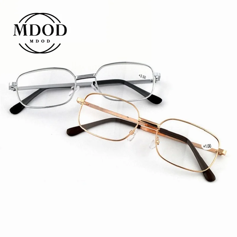 Gafas de lectura con montura para hombre y mujer, anteojos de presbicia con lentes de resina, vidrio ligero cómodo + 100 + 150 + 200 + 250 + 300 + 350 + 400