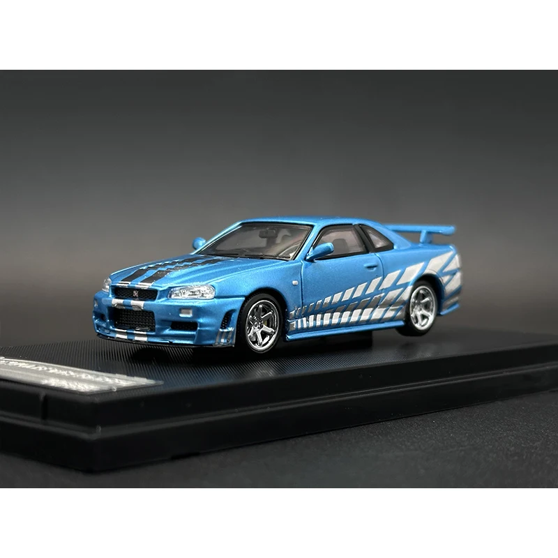 Stance 1/64 日産 skyline r34　精密ミニカー Stance 1/64 日産 skyline r34 精密ミニカー