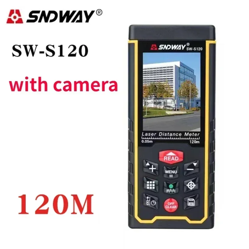 Sndway-デジタルカメラ機能付きレーザー距離計,角度付き巻尺 Sndway-デジタルカメラ機能付きレーザー距離計,角度付き巻尺