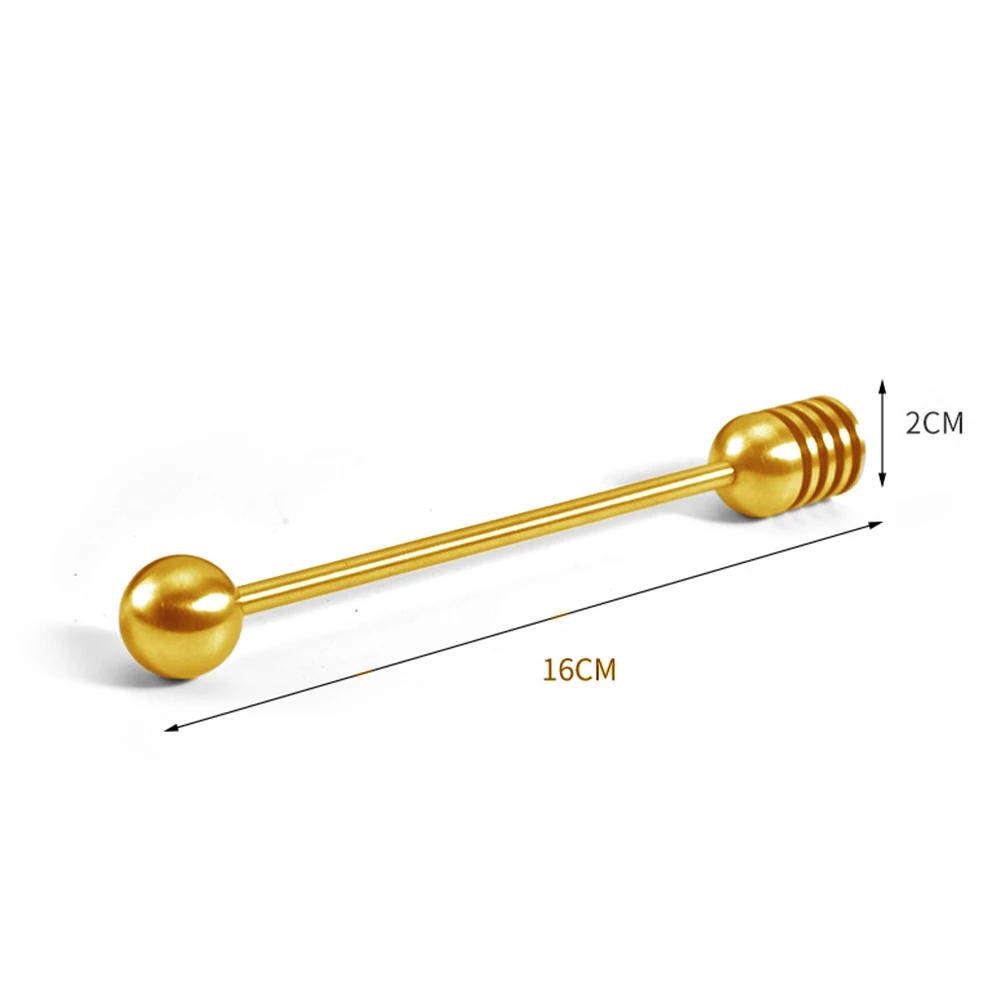 Coffee Stirrers 304 Stainless Steel Honey Dippers Daily Kitchen Accessories Detachable Spoons Efficient Dispensing Design
