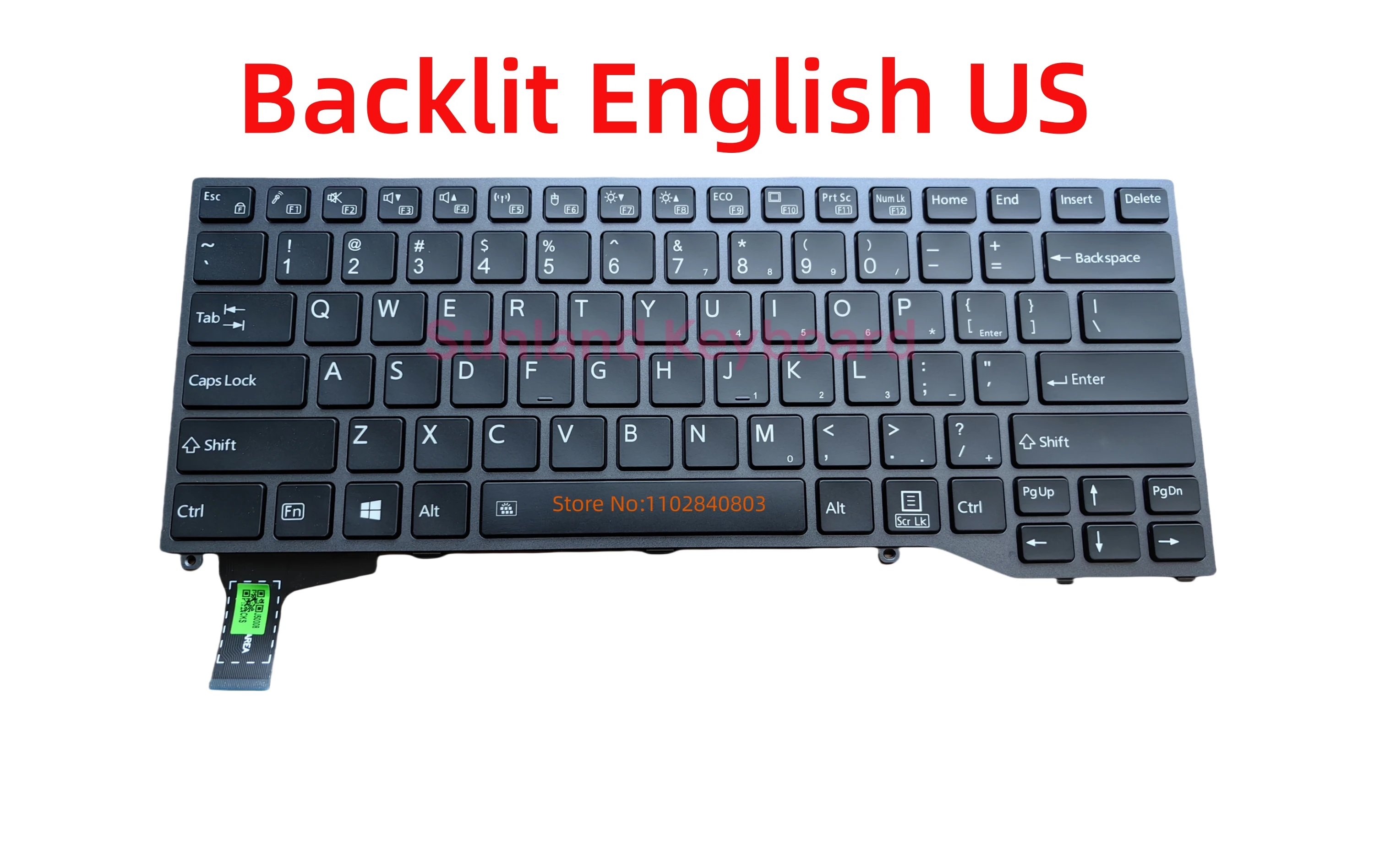 Backlit Keyboard For Fujitsu Lifebook U747 U748 U749 E548 E549 E4411 E5410 E5411 laptop keyboard