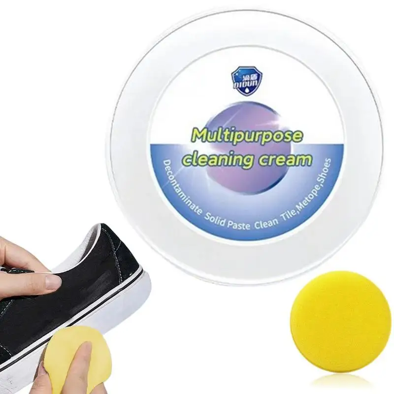 

Multipurpose Cleaning Cream Shoes Decontaminate Solid Paste Stain Removal Cream For Shoes Clothes And More Shoes Decontaminate