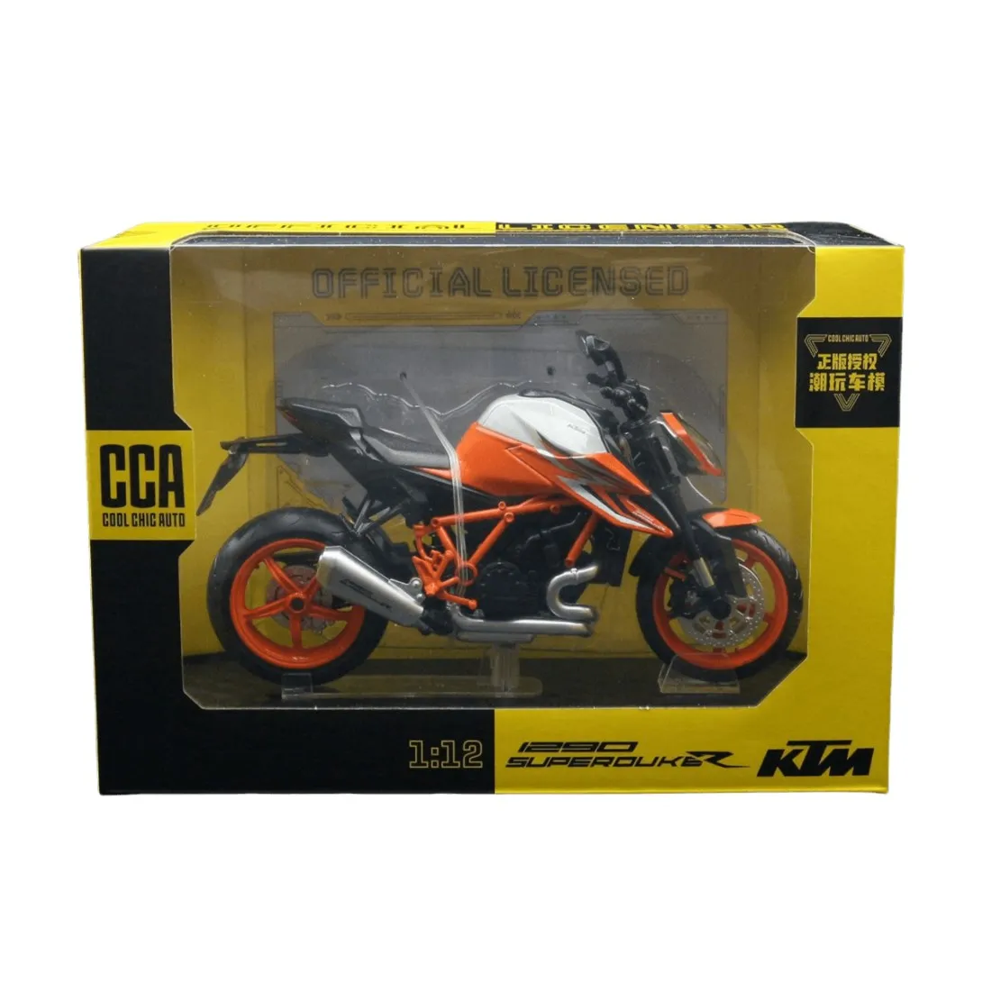 1/12 KTM 1290 スーパーデューク R 2022 おもちゃのオートバイ CCA