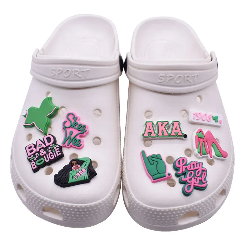 

Single Sale Cool PVC croc shoes charms funny cartoon Accessories jibz for croc clogs shoe Decorations woman girl gifts DIY