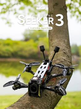DeepSpace SEEKER3 Freestyle FPV Drone da 3 pollici DJI O4 pro Sistema PNP analogico compatibile con GPS 4S Batteria Sub-250g Drone