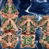 Zinc Alloy DND Dice Polyhedral Metal Dice For Dungeon and Dragon MTG Pathfinder RPG Board Game D&D Role Playing Game Dice Set 6