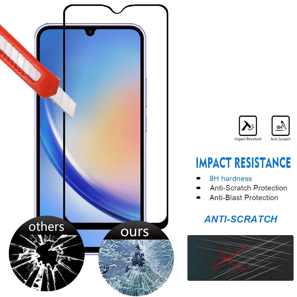 For Samsung Galaxy S23 Ultra Screen Protectors Samsung S22 Ultra Protection  Ecran Samsung A53 A73 A13