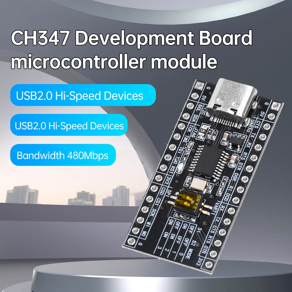 CH347 Development Board Module High Speed USB to UART / I2C / SPI JTAG GPIO Open Source USB-HS-Bridge