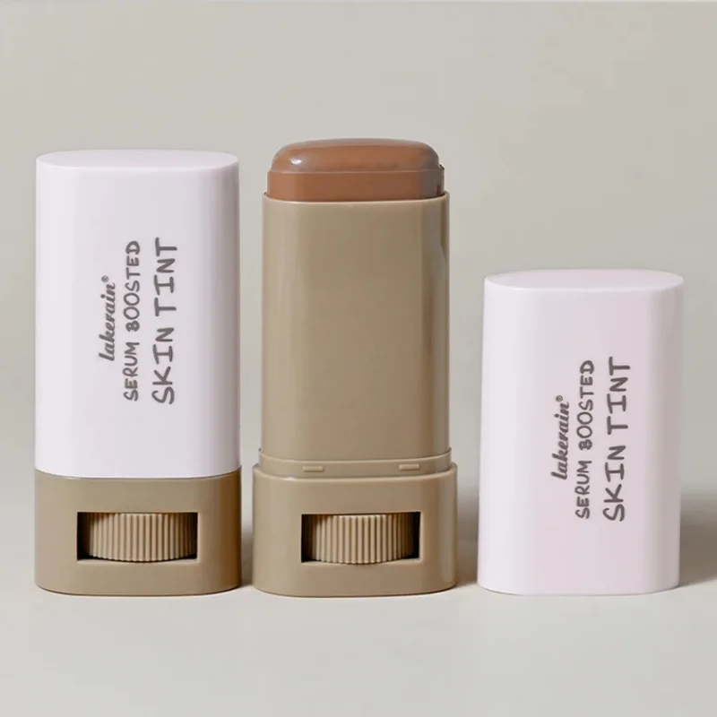 Makeup Cosmetics Stick Foundation Stick Foundation Boosted Skin Tint Smooth Plumper Hight Coverage Travel Bronze Makeup