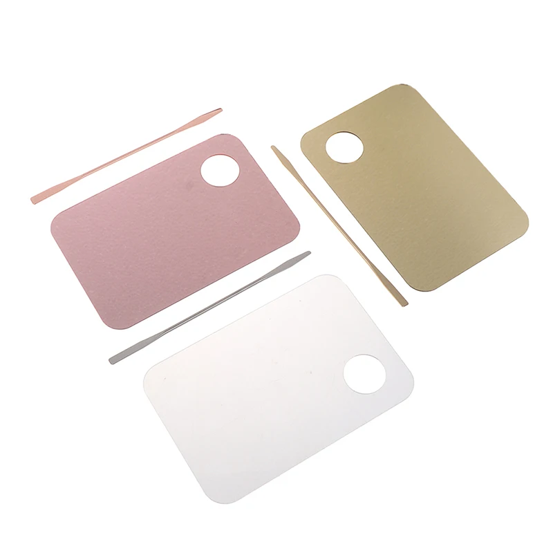 Acrylic Palette Spatula Rod Gel Foundation Eye Shadow Mixing Cream Pigments For Watercolor Paints Painting Art Supplies color palette watercolor palette