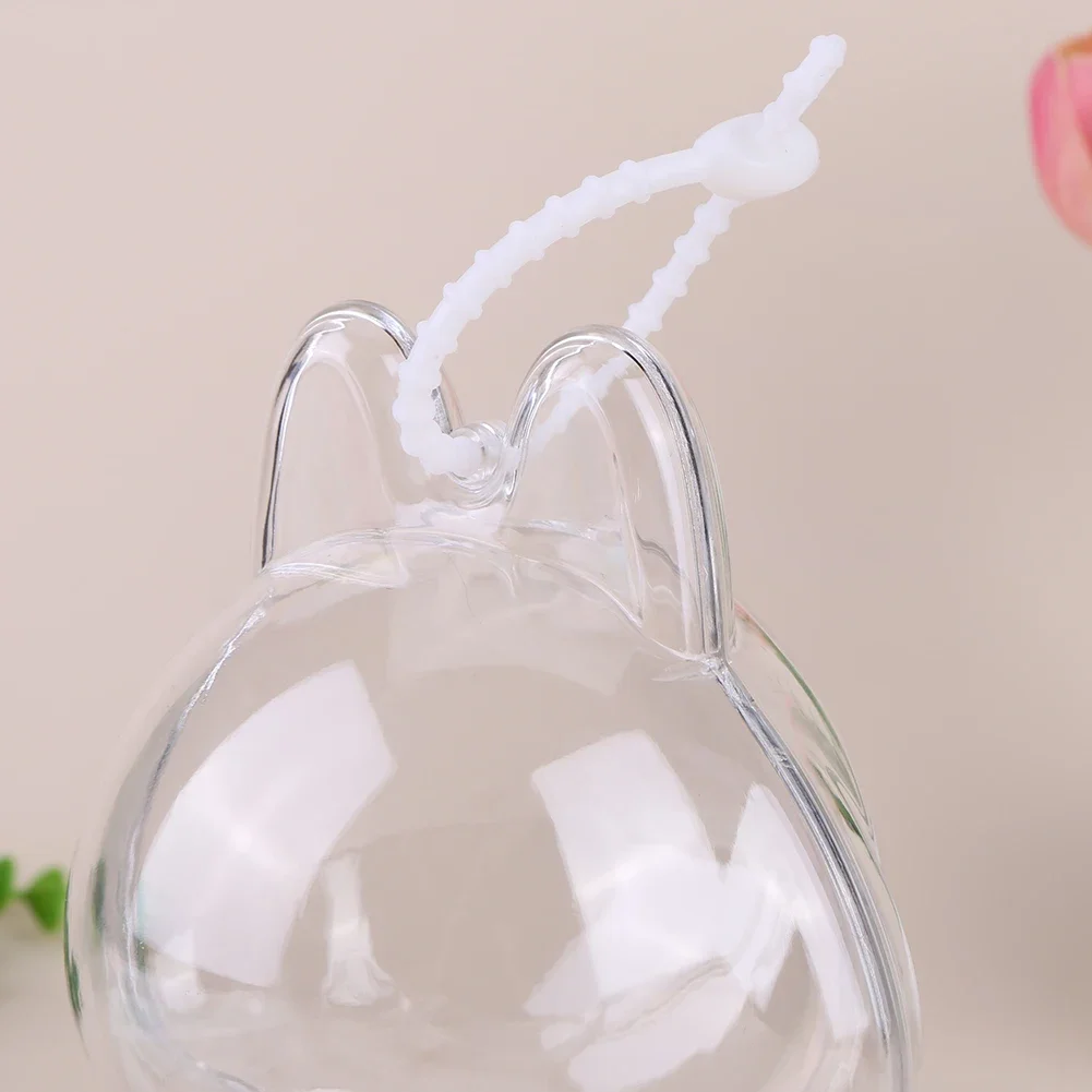 Transparent Protective Cover Cartoon Toy Storage Case Cute Elf Plushie Display Cover Clear Doll Cover for Doll Lovers