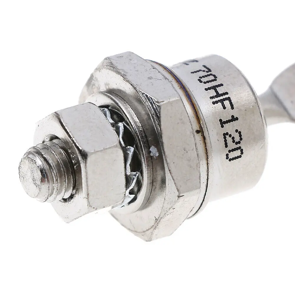 

Выпрямительная трубка, Надежная замена 70A 1200V 70HF120, отрицательный анодный Стад, выпрямитель для схем управления