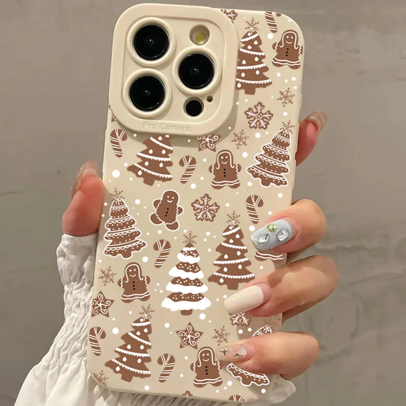 Festive Christmas Tree Phone Case - Humorous New Year Design