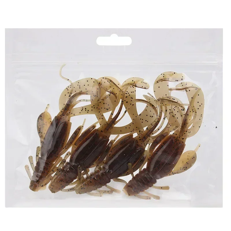10 Esca Morbida Gambero Per Pesca – Artificiale In PVC A Forma Di Crawdad Per Spigola E Persico - 2