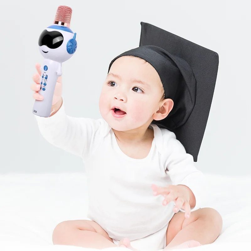 

Cartoon Children's Early Education Bluetooth Microphone Audio Singing All-in-one Machine Magic Sound Changing MP3 MUSIC Hot Sale