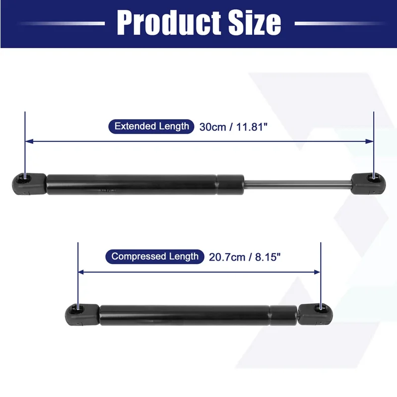 2 Pezzi Supporti Ammortizzatori per Portellone Posteriore SG414049 per Chrysler 300 2005-2008 - immagine 2