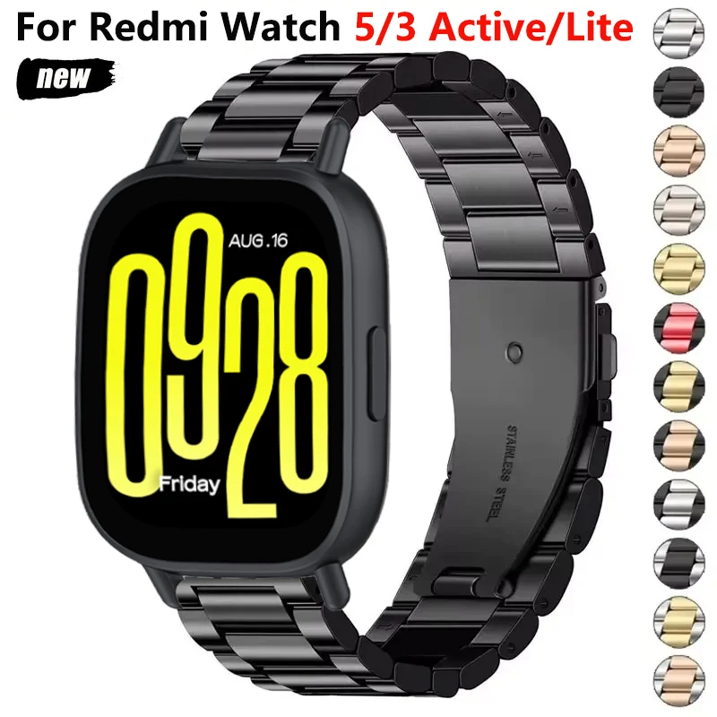 Stainless Steel Metal Watchband Bracelet Replacement Strap
