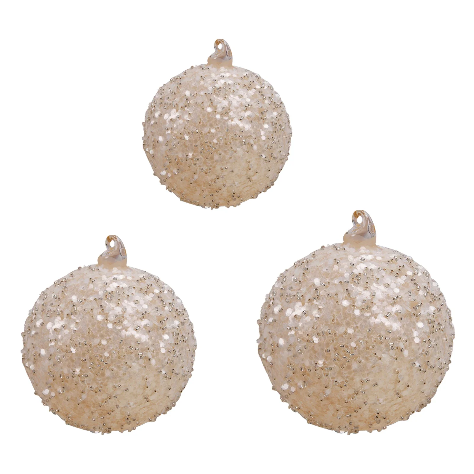 thumbnail image 1 of Bola de Navidad con lentejuelas de cristal para árbol de Navidad, adorno para boda, fiesta, colgante, regalo, 9/11/13 cm, decoración del hogar, manualidades, 1 of 5