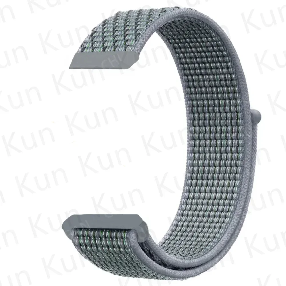 Nylon Loop Strap Replacement Bracelet - Universal Watch Band, 20mm/22mm