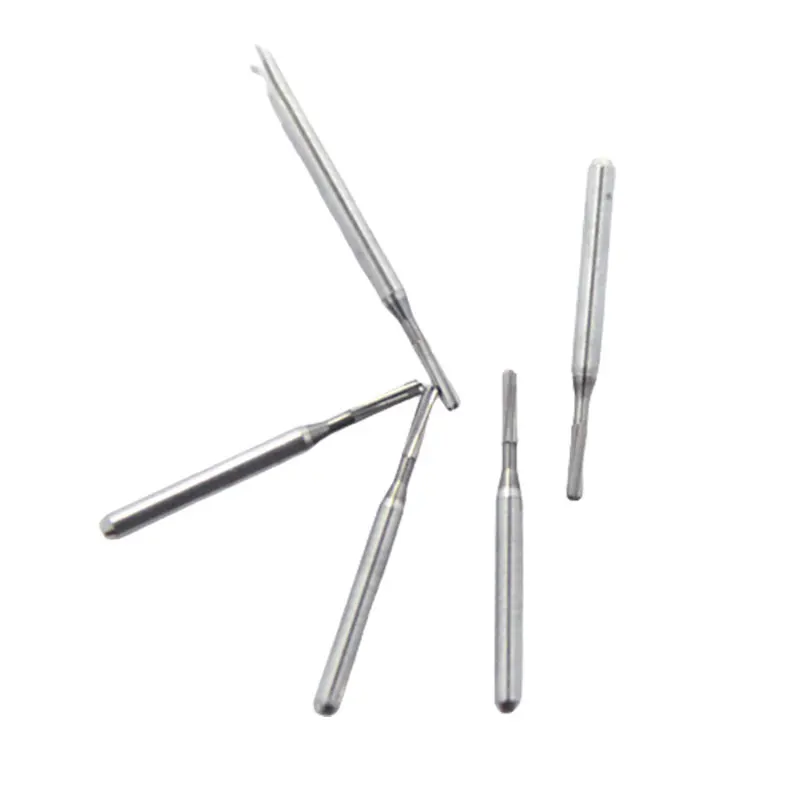 Carbide Drill Bits 10pcs High Speed Dental Tungsten Steel Crown Cutting Drill Bur Set - FG-1957 Block Dental Crown Cutting Drills